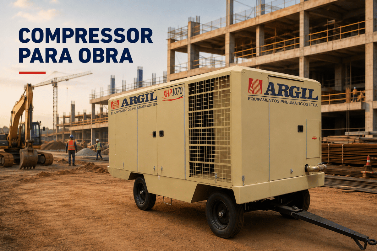 Aluguel de Compressor para Rompedor Pneumático | Argil