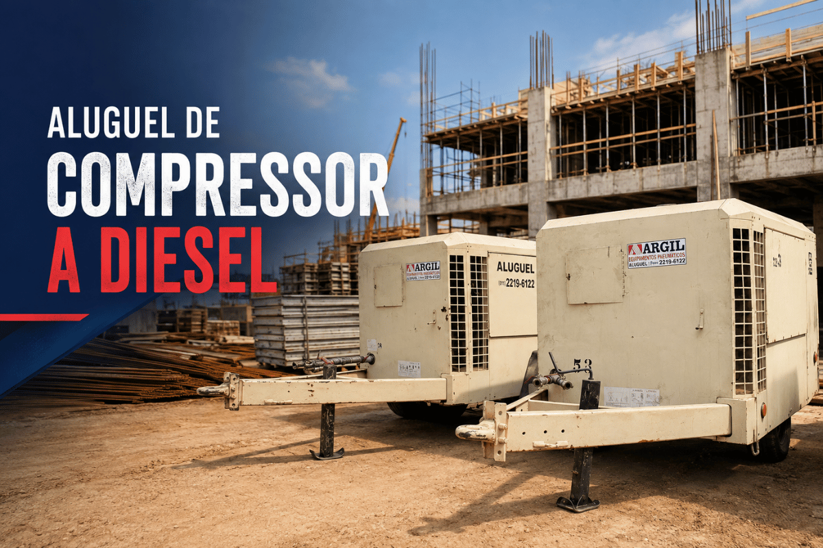Aluguel de Compressor a Diesel para Obras | Argil
