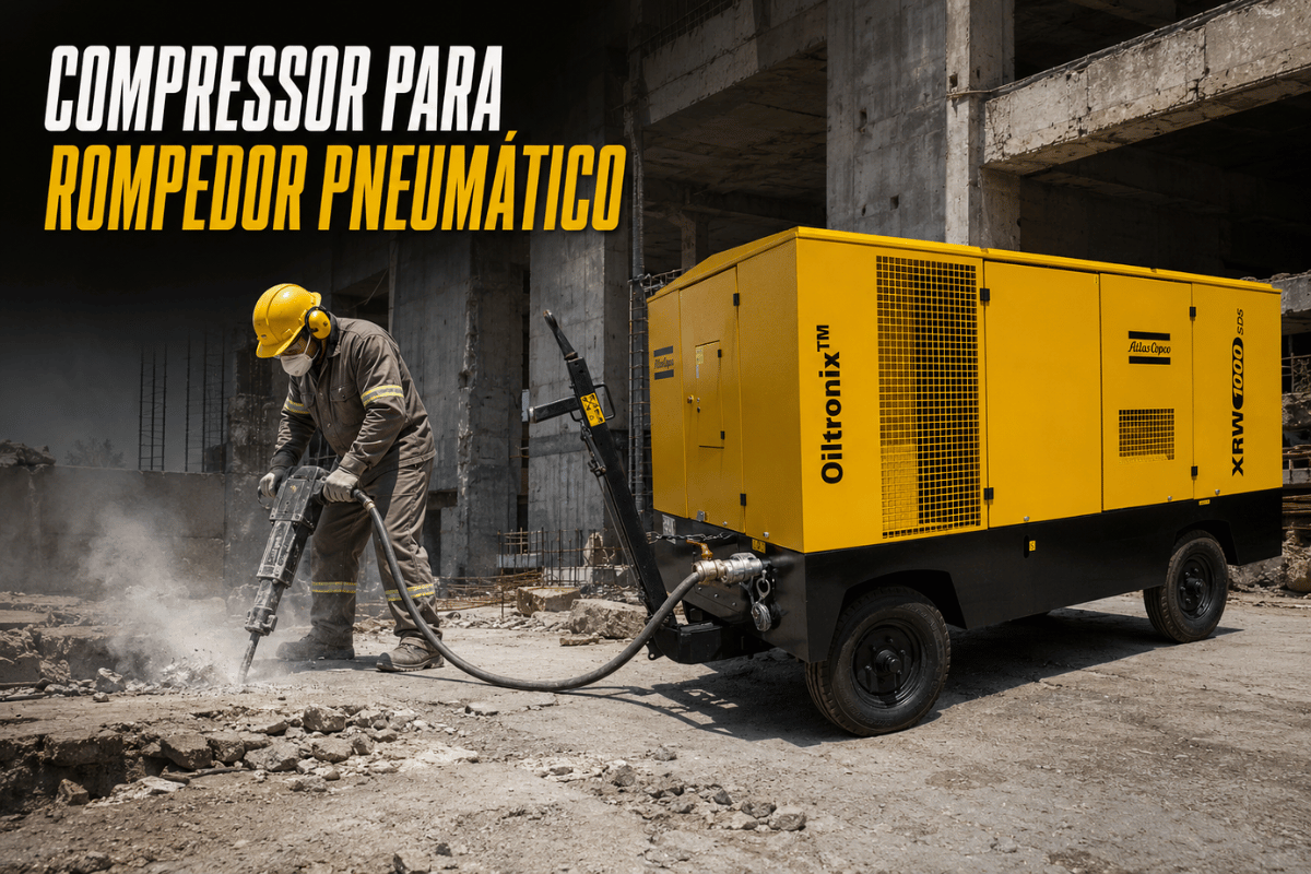 Aluguel de Compressor para Rompedor Pneumático | Argil