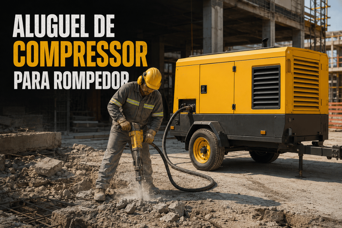 Aluguel de Compressor para Rompedor Pneumático | Argil