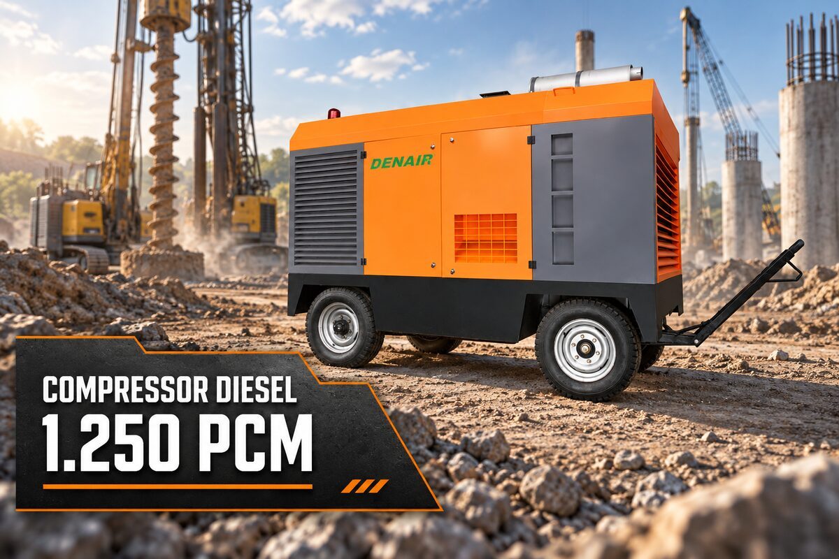 Aluguel de Compressor Diesel 1250 PCM | Argil