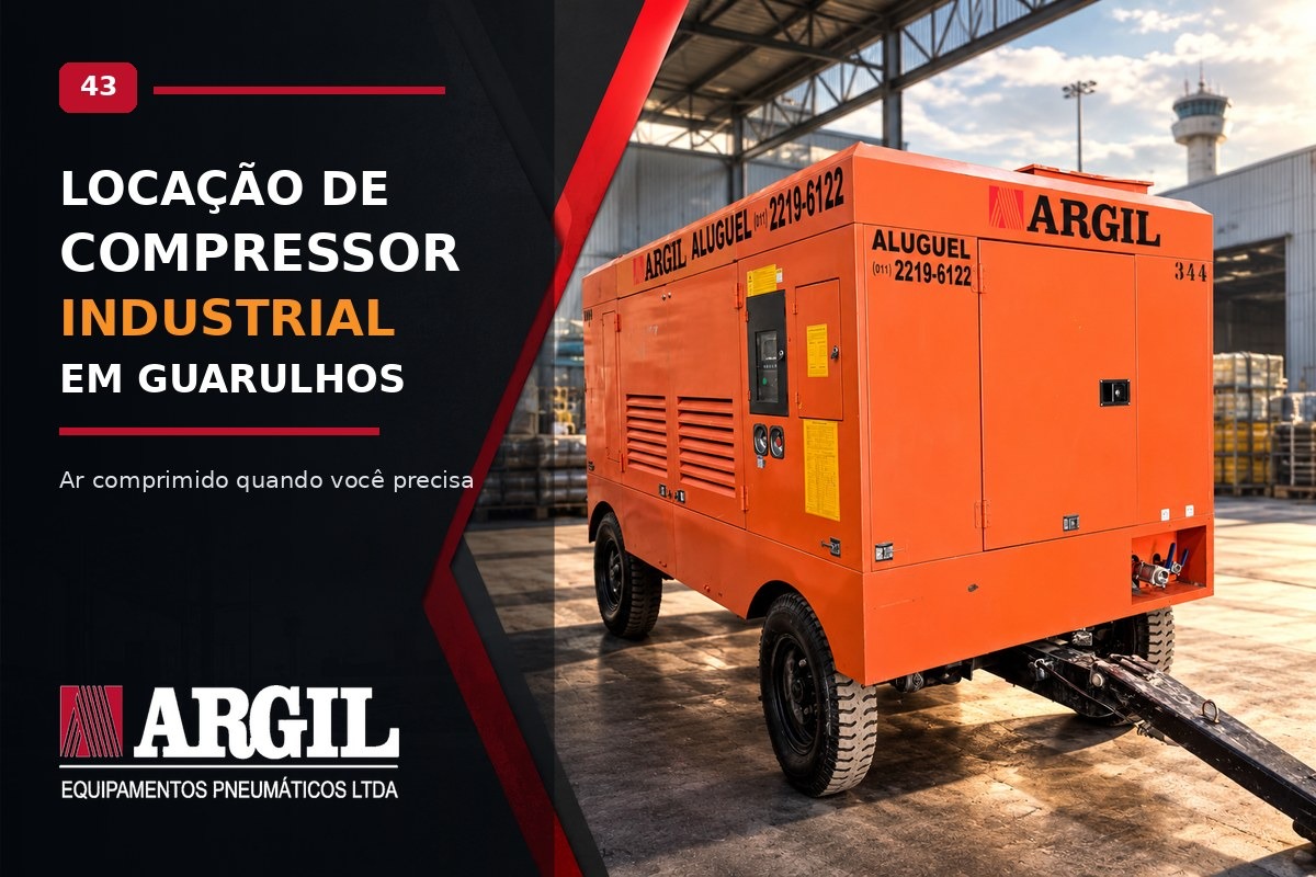 Locação de Compressor Industrial em Guarulhos | Argil