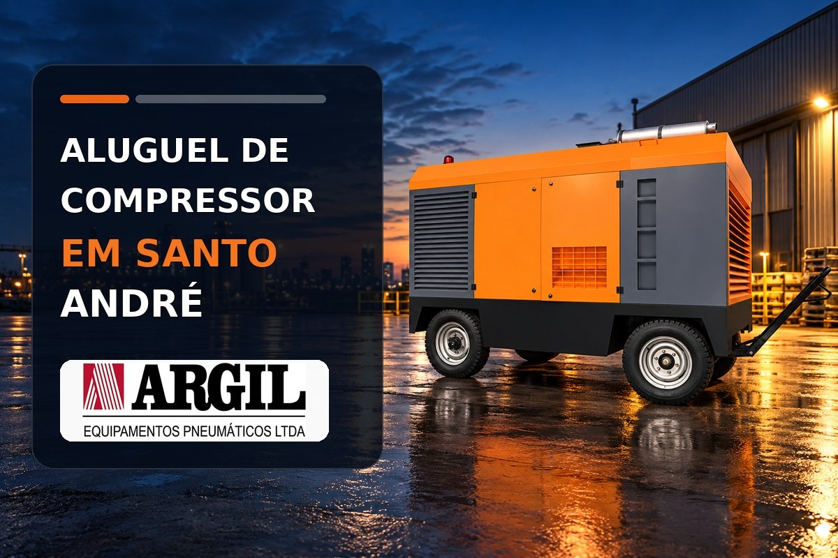 Aluguel de Compressor em Santo André para Obras e Indústrias