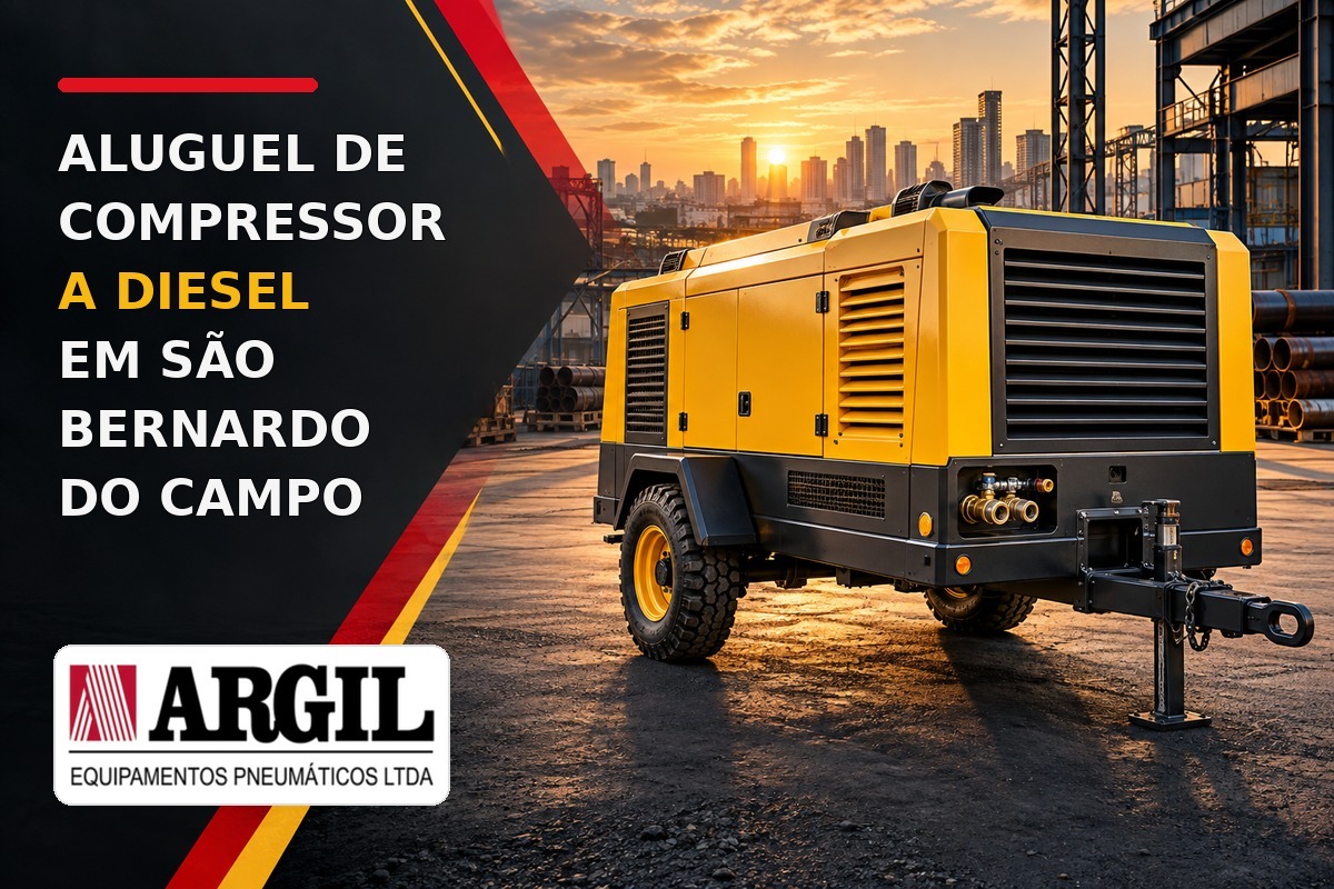 Aluguel de Compressor a Diesel em São Bernardo do Campo