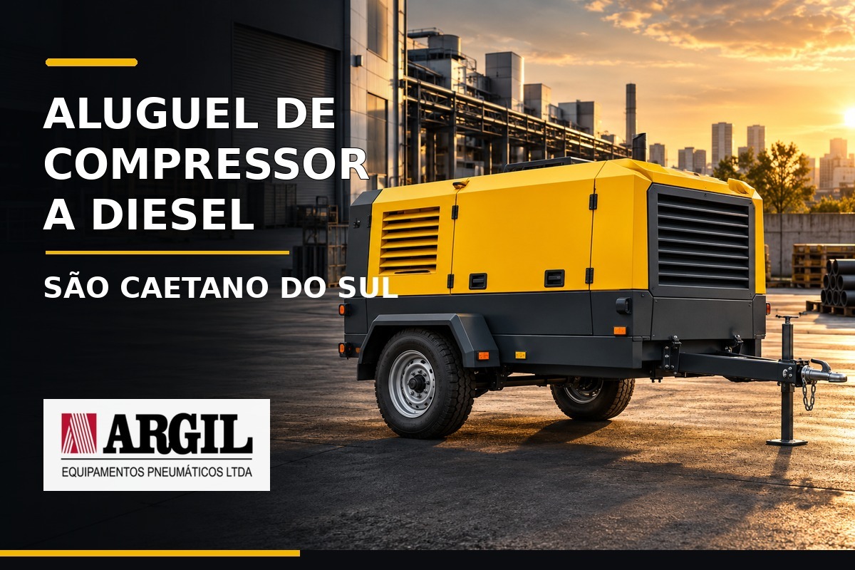 Aluguel de Compressor a Diesel em São Caetano do Sul